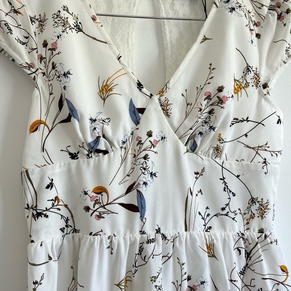 NWT Molly Bracken Floral Babydoll Lace A-Line Mini Dress - Picture 6 of 15